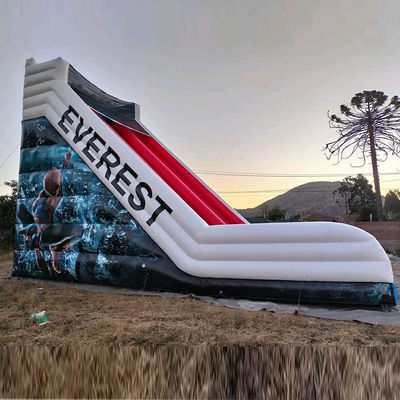 Entretenimiento al aire libre Es necesario tener Red Spiderman Deslizamiento seco inflable con 2 escaleras