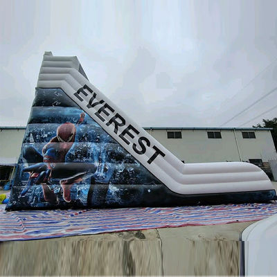 Entretenimiento al aire libre Es necesario tener Red Spiderman Deslizamiento seco inflable con 2 escaleras