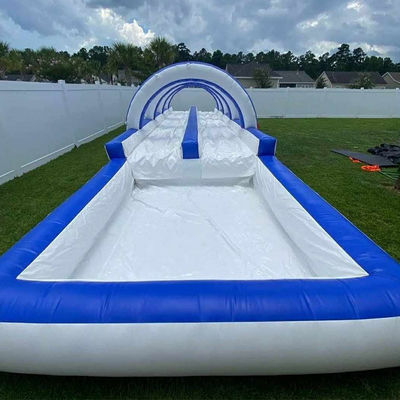 Deslizador de agua de color personalizado inflable con piscina de agua grande 12x3x3m o tamaño personalizado