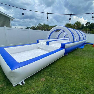 Deslizador de agua de color personalizado inflable con piscina de agua grande 12x3x3m o tamaño personalizado