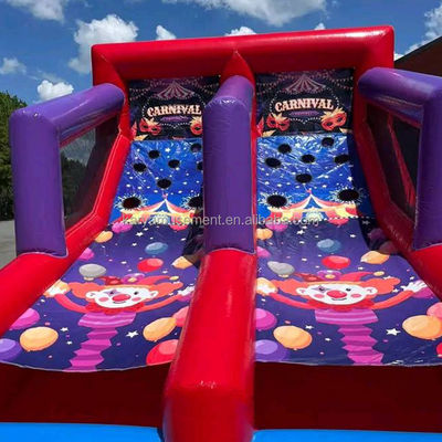 Rango de edad 14 años y más Interactivo Inflatable Dual Roller Ball Lane Juego para 2 jugadores