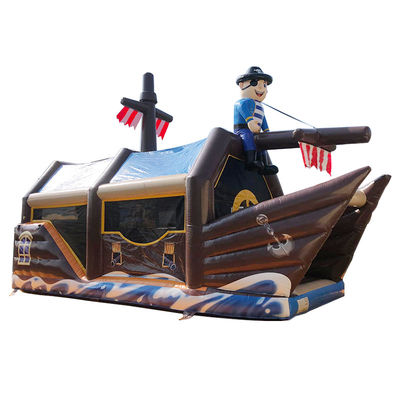 Personaliza Acceptado Ship Pirata Durable Temática Inflable Casa de Salto para Niños Fiesta