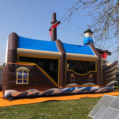 Personaliza Acceptado Ship Pirata Durable Temática Inflable Casa de Salto para Niños Fiesta