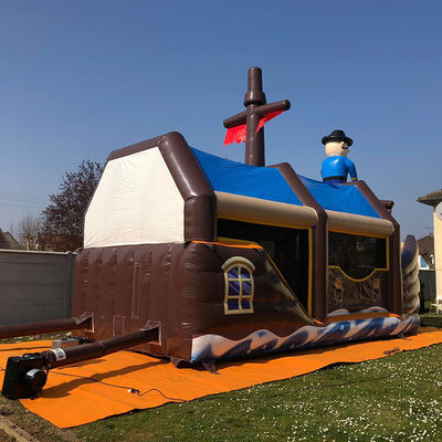 Personaliza Acceptado Ship Pirata Durable Temática Inflable Casa de Salto para Niños Fiesta