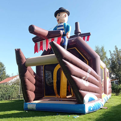 Personaliza Acceptado Ship Pirata Durable Temática Inflable Casa de Salto para Niños Fiesta