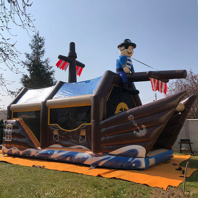 Personaliza Acceptado Ship Pirata Durable Temática Inflable Casa de Salto para Niños Fiesta