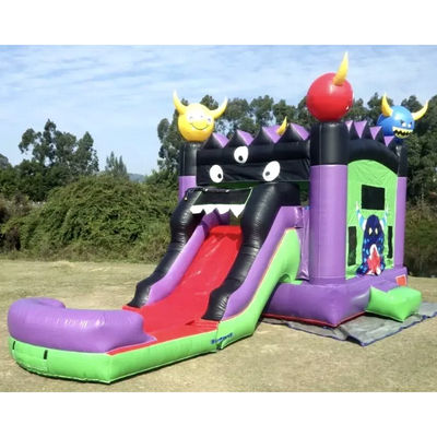Entretenimiento en interiores y exteriores Comercial Inflable Jumping Castle Bouncer con tobogán