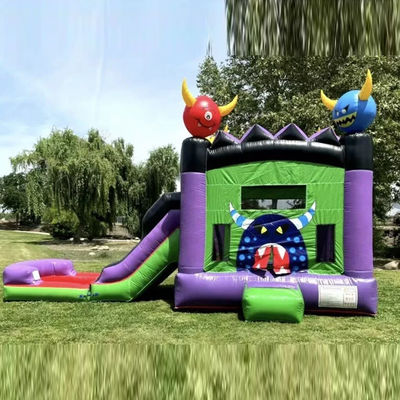 Entretenimiento en interiores y exteriores Comercial Inflable Jumping Castle Bouncer con tobogán