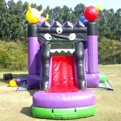 Entretenimiento en interiores y exteriores Comercial Inflable Jumping Castle Bouncer con tobogán