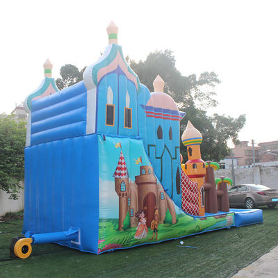 Capacidad máxima 100-500 kg Castillo inflable con tobogán húmedo para piscina de agua interior