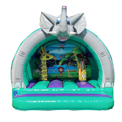 Unisex PVC comercial inflables trampolín castillo elefante casa de rebote para alquiler de fiestas
