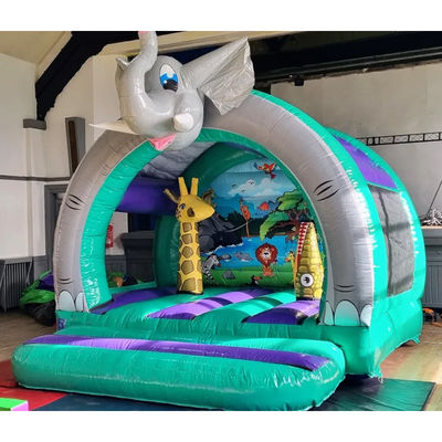 Unisex PVC comercial inflables trampolín castillo elefante casa de rebote para alquiler de fiestas
