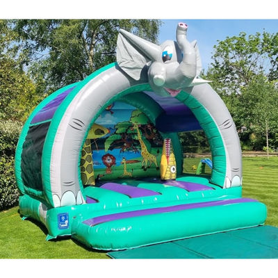 Unisex PVC comercial inflables trampolín castillo elefante casa de rebote para alquiler de fiestas