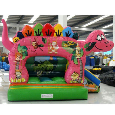 CE/EN14960 Casa de salto inflable certificado Castillo con tema de zoológico de dinosaurios