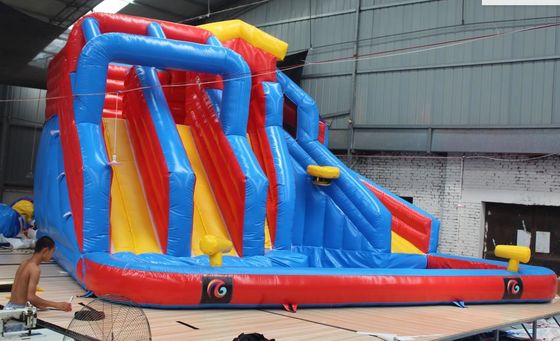 Deslizamiento de agua N Parque de baño más popular Banzai Inflatable Permitido pasajero 5-10