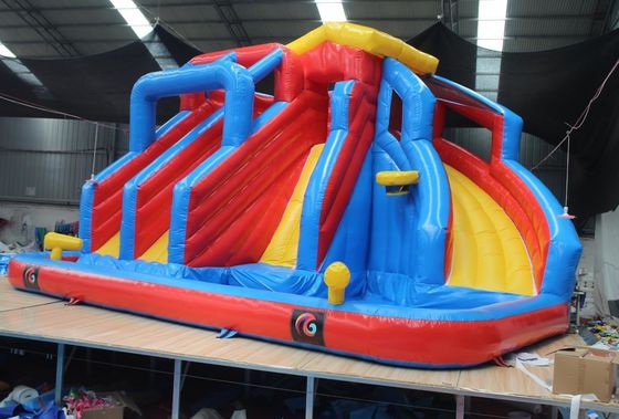 Deslizamiento de agua N Parque de baño más popular Banzai Inflatable Permitido pasajero 5-10