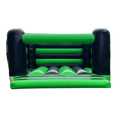 Blower Incluido Trampolín Inflables para Niños Castillo Alquiler de Fiestas Gigante y Verde