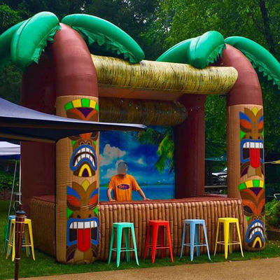 Mejorar su fiesta de playa con nuestra salida de playa pub bomba hinchable y kits de reparación