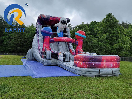 Deslizador de agua inflable de lonas de PVC para adultos y niños Logotipo / patrón personalizado