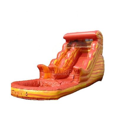 Capacidad máxima 100-500 kg PVC tobogán de agua inflable para actividades comerciales de los niños