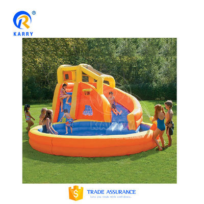 Capacidad máxima 100-500 kg PVC tobogán de agua inflable para actividades comerciales de los niños