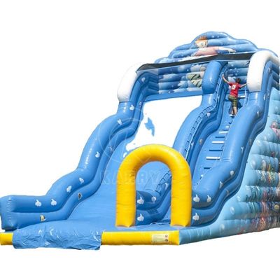 Entretenimiento en interiores garantizado con envío expreso Casa de salto inflable y tobogán