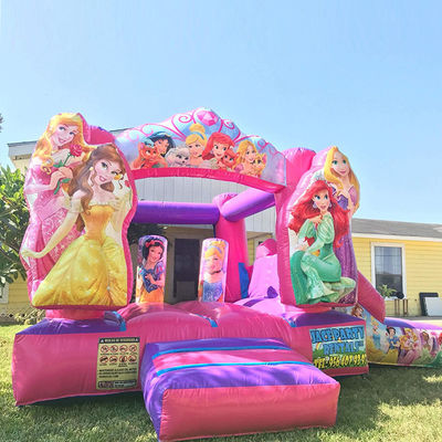 Características PORTABLE Princesa Fiesta Inflable Casa de rebote castillo de salto castillo de salto