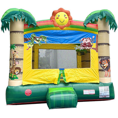 Alquiler de fiestas Parque de safari Temática de PVC Casa de rebote inflable para clientes unisex