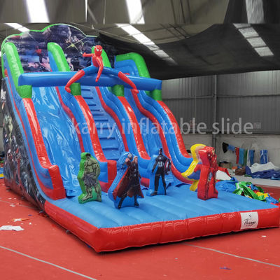 Tamaño personalizado tobogán de agua inflable para entretenimiento al aire libre y parque de diversiones