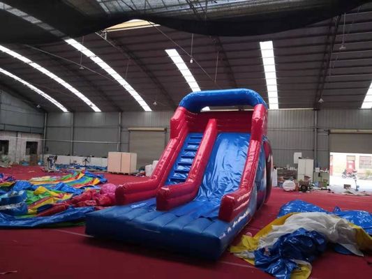 Tamaño personalizado tobogán de agua inflable para entretenimiento al aire libre y parque de diversiones