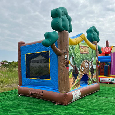 14 Años de edad Neutral en el género PVC Inflable Casa en el árbol Casa de salto Castillo para Comercial
