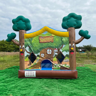 14 Años de edad Neutral en el género PVC Inflable Casa en el árbol Casa de salto Castillo para Comercial
