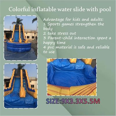 Lleve su diversión al aire libre al siguiente nivel con nuestro tobogán y piscina de agua inflables