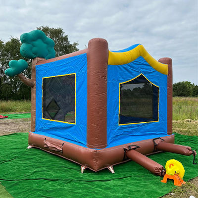 14 Años de edad Neutral en el género PVC Inflable Casa en el árbol Casa de salto Castillo para Comercial