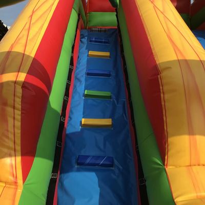 Oportunidad comercial Tamaño personalizado Árbol de palma inflable Slide único con piscina
