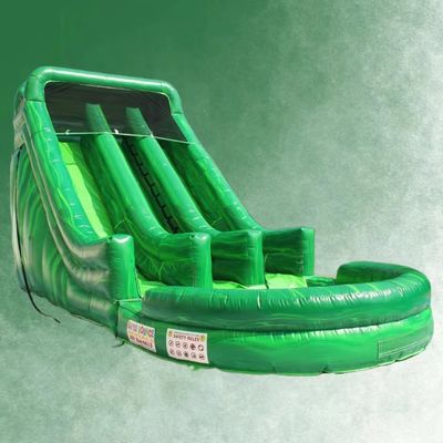 Accesorios de soplador incluidos encanto magia verde izquierda y derecha doble tobogán con piscina