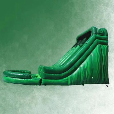 Accesorios de soplador incluidos encanto magia verde izquierda y derecha doble tobogán con piscina