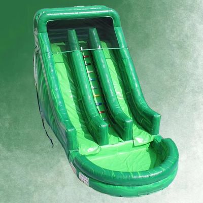 Accesorios de soplador incluidos encanto magia verde izquierda y derecha doble tobogán con piscina
