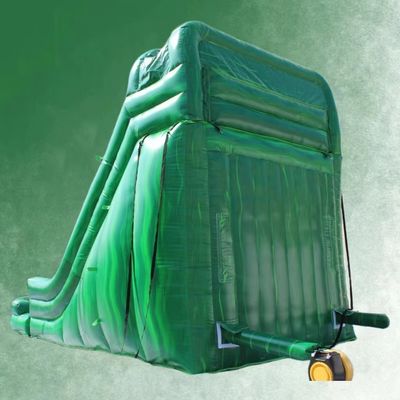 Accesorios de soplador incluidos encanto magia verde izquierda y derecha doble tobogán con piscina