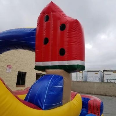 Parque inflables de agua de sandía refrigerada con apoyo de piscina Una compra de artículo