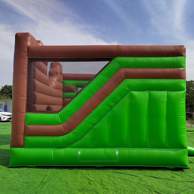 CE EN14960 Certificado Combo Inflatable Slide de Castillo para alquiler de fiestas Tema Minecraft