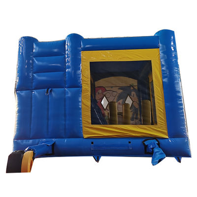 Trampolín comercial para niños pequeños Castillo inflable de PVC con tobogán seco y tobogán de escalada