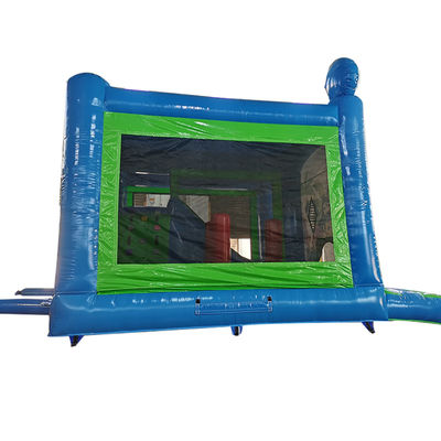 Color personalizado Temática pirata de PVC comercial Inflable Castillo rebobinado con tobogán seco