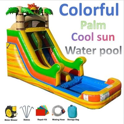 Es necesario que los niños de 2-4 años tengan un tobogán de agua con piscina y sol.