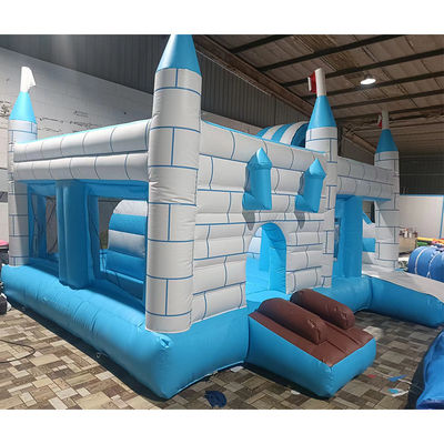 Última popular Obstáculo inflable Casa de castillo interior combinado tobogán para alquiler de fiestas