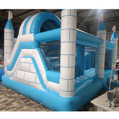 Última popular Obstáculo inflable Casa de castillo interior combinado tobogán para alquiler de fiestas