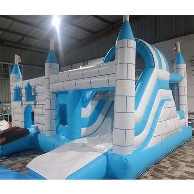 Última popular Obstáculo inflable Casa de castillo interior combinado tobogán para alquiler de fiestas