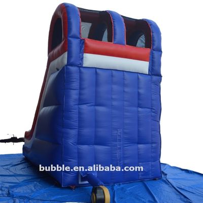 Salto deslizamiento de agua inflables para la fiesta pequeño comercial deslizamiento seco combo castillo de salto
