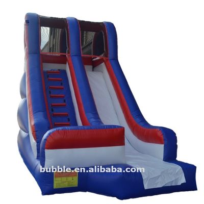 Salto deslizamiento de agua inflables para la fiesta pequeño comercial deslizamiento seco combo castillo de salto