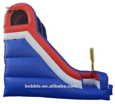 Salto deslizamiento de agua inflables para la fiesta pequeño comercial deslizamiento seco combo castillo de salto